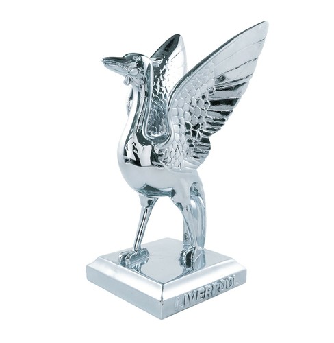 Liver bird silver statue - liver, 3d