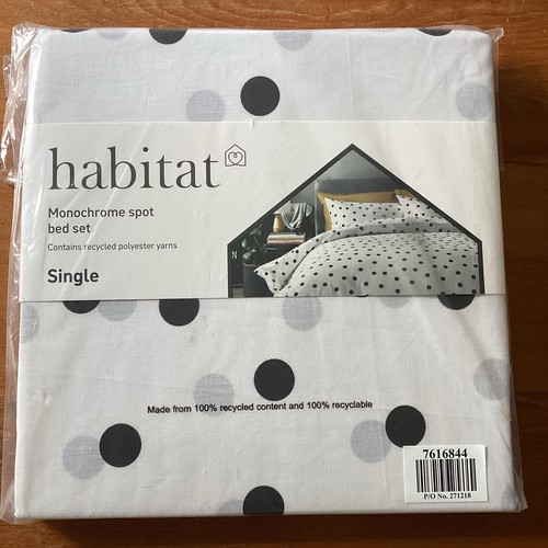 Habitat single polka - polka, duvet
