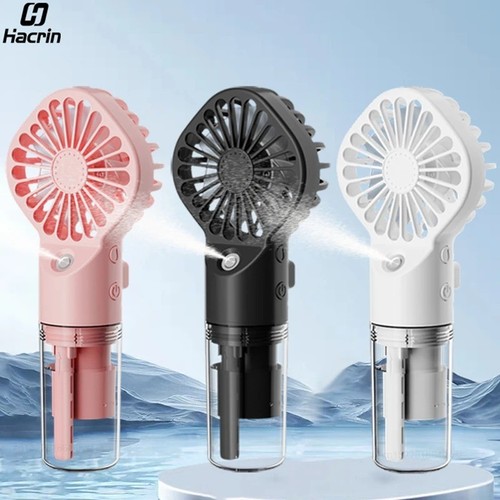 Handheld mist fan with - with, water
