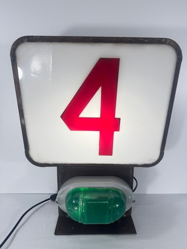 Industrial illuminated number - industrial,