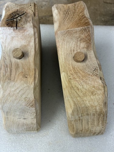 Pair handmade rustic solid - of,