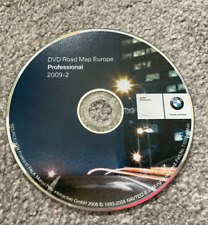 BMW 2009-2 PROFESSIONAL SAT NAV DISC DVD ROAD MAP EUROPE SATELLITE NAVIGATION