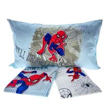 Lenzuola Spiderman singolo completo letto Marvel una piazza puro cotone 100%