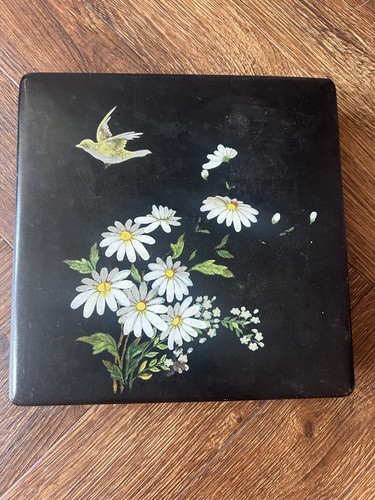 Antique victorian hand painted - hand,