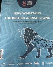 Waratahs v British and Irish Lions 2025 official programme, Sydney