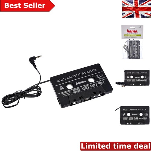 Compact car cassette adapter - car,