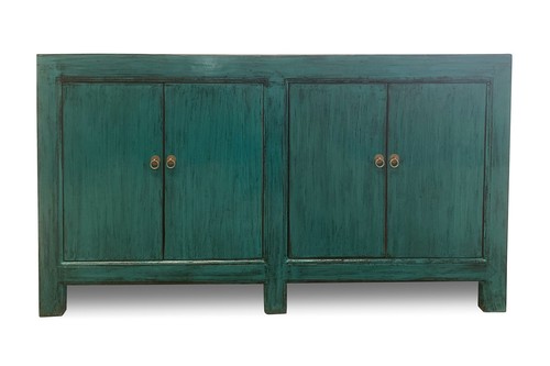 Teal green gloss - gloss, lacquered
