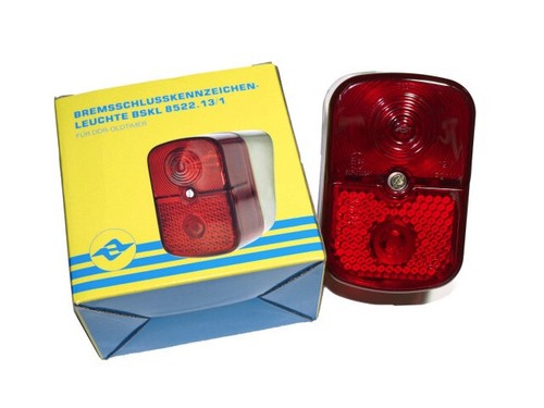 Simson rear light - rear, red