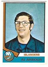 1974 OPC #91 AL ARBOUR HOF MINT - HIGH GRADE CARD !!!