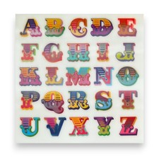 Ben Eine Alphabet White