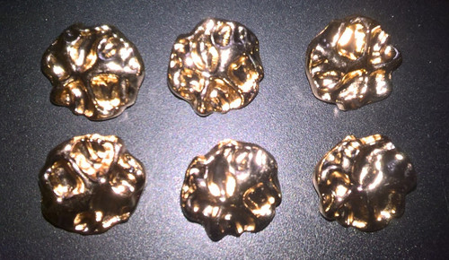 Gold asymmetrical embossed - 6,