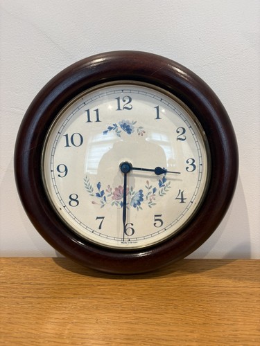 Vintage solid wood wall clock - solid,