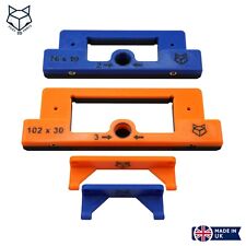 76mm (3") + 102mm (4") Slim Hinge Jig Router Template for Door and Door Frame