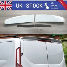 FOR FORD TRANSIT CUSTOM 2012 ONWARD REAR ROOF SPOILER WING TO FIT BARN DOORS
