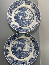 Mason’s Ironstone “Chinese” Blue & White Plates 22cm (1997) Compton & Woodhouse