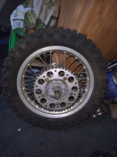 Ktm60sx wheel with spindle - with,