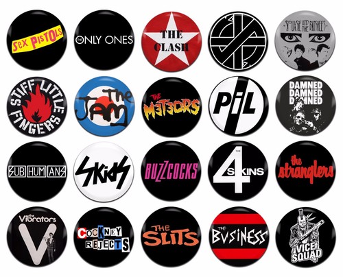20x punk bands artists - uk,