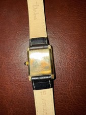 Cartier tank 1970 manual winding