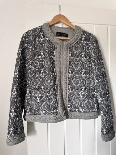 Zara black grey paisley - zara, &