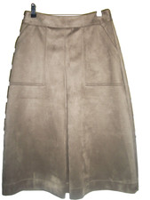 Ladies M & S suede effect midi