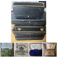 6 Vintage Empty Cutlery Cases