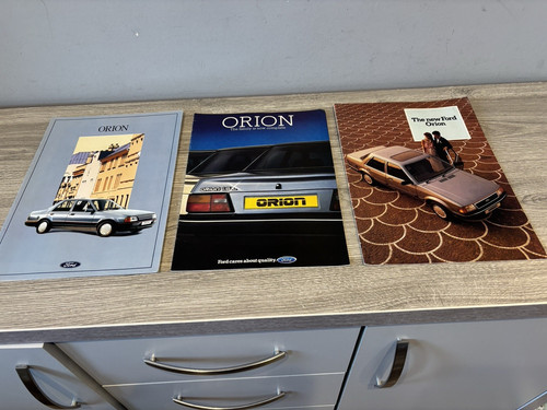 Ford orion car sales brochure - orion,