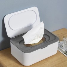 Wet Wipes Dispenser Tissue Box Holder Baby Wipes Storage Box w/Lid Home Office L