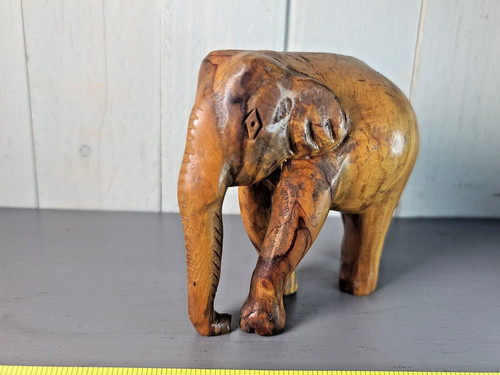 Vintage brown hand carved - hand,