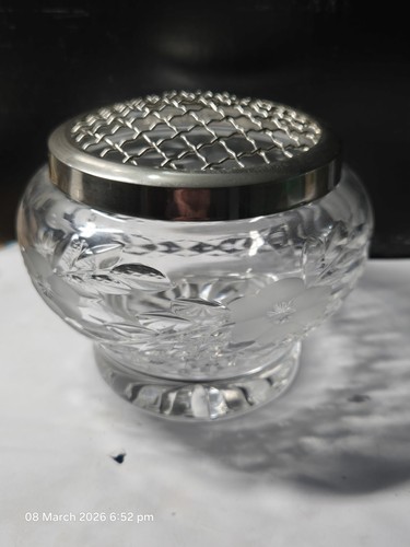 Excellent vintage crystal cut