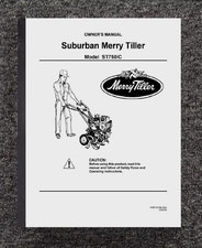 750 MERRY TILLER INSTRUCTION OPERATOR MAINT MANUAL FITS SUBURBAN ST750IC