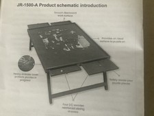 VEVOR. Solid Wood Jigsaw Table with Adjustable Angle 1500 Piece Size