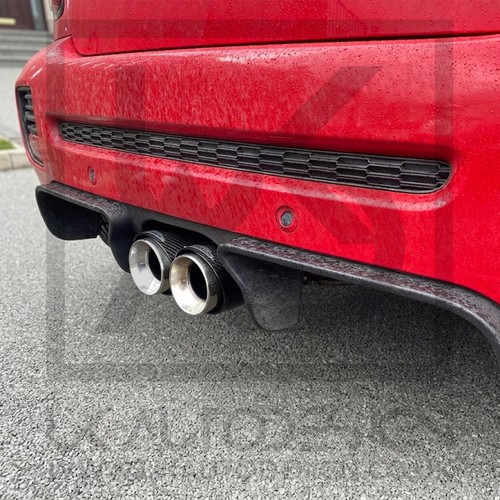 Chrome carbon exhaust tips - x,