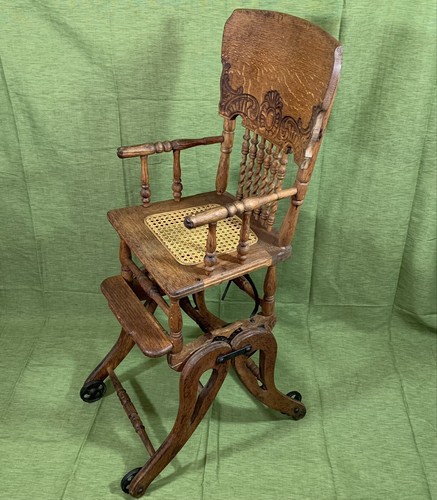 Antique wooden oak cane - wooden,