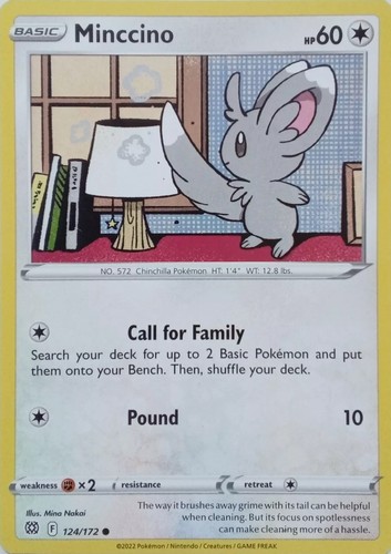 Minccino common brilliant - common,