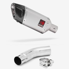Lextek Slip-on Stainless Steel 200mm Exhaust for Suzuki GSR750 11-16