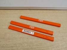 3 x bahco hb medium builders carpentry joiners flat octagon shape pencils