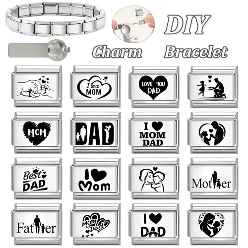 Italian charms bracelet - charms,