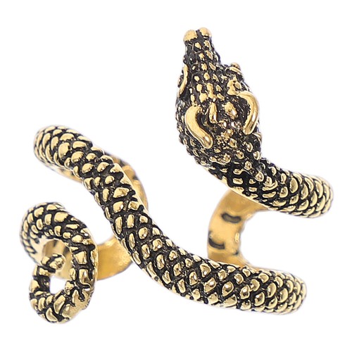 Vintage style golden snake - style,