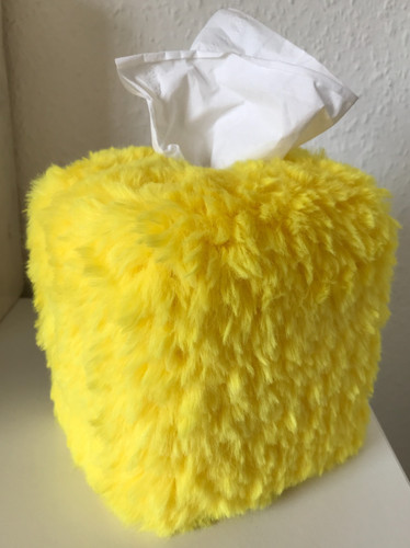 Fluffy tissue box - tissue,