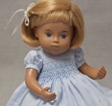 Exclusive Handmade Smocked Dress for Sasha Baby Doll 12"