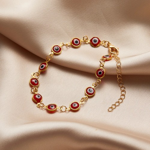 Lucky turkey evil eye bracelet - lucky,