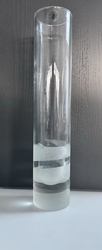 Vintage tall clear glass - vintage,