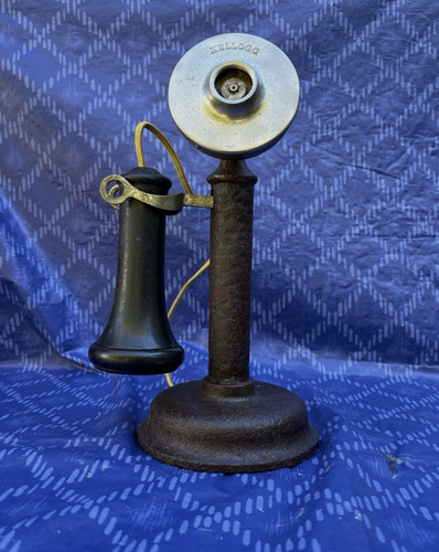 Antique kellogg candlestick - antique,