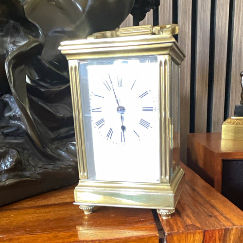 Antique french corniche brass