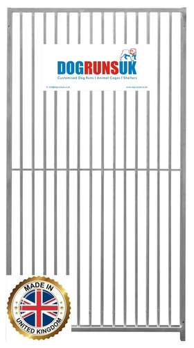 Dog run panels galvanised - run,