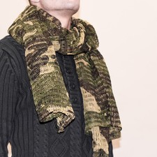 NEW Camo Scrim Net Neck Scarf