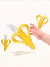 Banana Shaped Silicone Teether