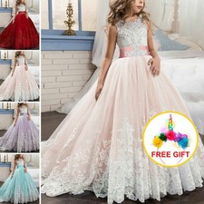 Kids Princess Long Dresses