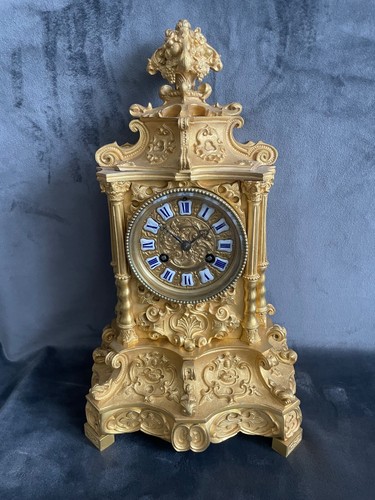 Antique french gilt bronze - french,