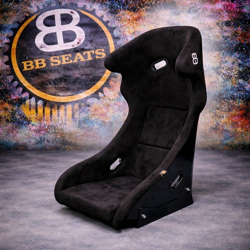 Bb5 large black - black, suede